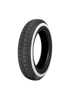 FIAT 500 MICHELIN REIFEN-KOMPLETTSET 125R12 62S TL Michelin X 19,5mm org. Weißwand 4.00-5.00, 125-135-12 TR-13 Schlauch Michelin GRATIS: 4er Set Reinigungspads für Weißwandreifen