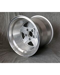 Alufelge 12x15 Maxilite Penta silber/glanzgedreht