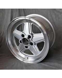 Alufelge 8x15 Maxilite Penta silber/glanzgedreht