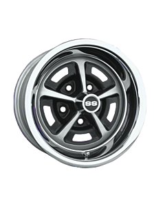 7.0x15 Chevelle SS grau / schwarz CSS157 Lochkreis 5x4.75  Backspace 4.375