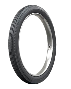 28X3 78M TT Coker Classic Zig-Zag Ripped schwarz Wulstreifen