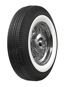 6.70-15 TL Firestone 4PR Deluxe Champion Weißwand 60 mm (2 1/4)