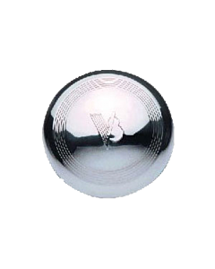 40 Standard V8 Moon Cap chromed 7 1/2 back dia.