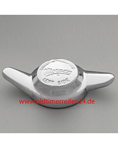 ZV-Mutter 2 Flügel R-42/8 tpi MWS LH KCM4282L Morgan Gravur Chromed