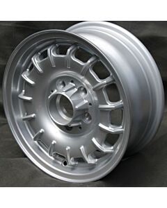 Alufelge 6x14 Maxilite Barock silber