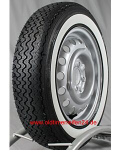 165R14 84H TT Michelin XAS ca. 40mm MOR-Classic Weißwand