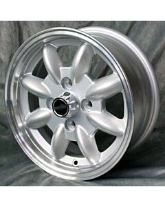 Alufelge 5,5x15 Maxilite Minilite silber/glanzgedreht Lieferzeit ca. 10-14 Tage