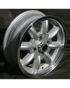 Alufelge 5,5x15 Maxilite Minilite silber/glanzgedreht Lieferzeit ca. 10-14 Tage