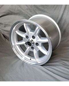 Alufelge 9x15 Maxilite Minilite silber/glanzgedreht Lieferzeit ca. 10-14 Tage