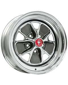 6.0x14 Mustang Styled Steel Lochkreis 5x4 1/2 Backspace 4.00