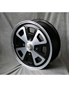 Alufelge 5,5x15 Maxilite Babyfuchs schwarz/glanzgedreht Lieferzeit ca. 10-14 Tage