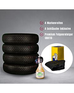 JAGUAR E-TYPE REIFEN-KOMPLETTSET 185R15 91V TL Pirelli Cinturato CA67 (1 Set=4Stk) inkl. Schlauch, Felgenband, Ventilkappenset GRATIS: Dr. Wack P21S HighEnd Felgenreiniger,750ml