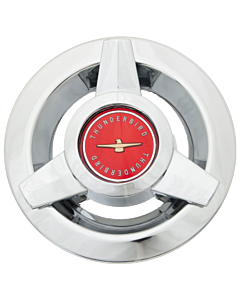 Center Cap Ford T-Bird rot für Speichenräder 14 - 15