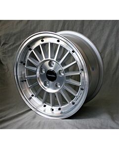 Alufelge 7x15 Maxilite WCHE silber/glanzgedreht