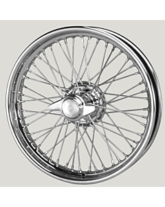 2.5X19 WW-5772 TT, chrom, R42, 48 Speichen Curly Hub Center Laced