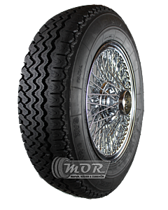 XW455C Speichenrad 5.0x15 MWS chrom 185R15 93V Michelin XVS Komplettrad inkl. Montage und Wuchtung