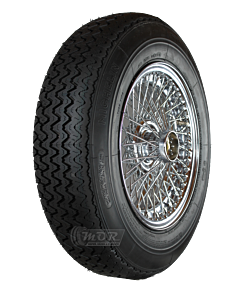 XW457C Speichen-Komplettrad 5.5x15 chrom 180R15 89H TT Michelin XAS, Schlauch montiert und gewuchtet