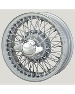 4.5X13 XW466 TT silber, R42, 60 Speichen Curly Hub MWS