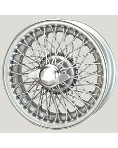 5.5X15 XW480 TL, silber, R42, 72 Speichen Curly Hub MWS