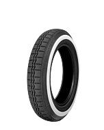FIAT 500 MICHELIN REIFEN-KOMPLETTSET 125R12 62S TL Michelin X 19,5mm org. Weißwand 4.00-5.00, 125-135-12 TR-13 Schlauch Michelin Gratis: 8er Set Weißwandreiniger Pads