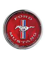 Pony Cap - Red 65-67 Ford Mustang