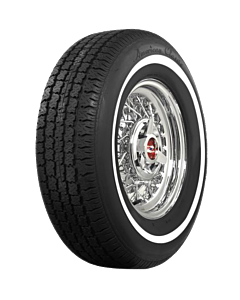 P205/75R14 95S TL American Classic M+S Flanc Blanc 25mm (1")