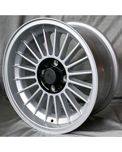 Alufelge 7x15 Maxilite Alpina silber/schwarzer Mittenteil BMW