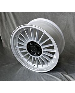 Alufelge 8x17 Maxilite Alpina silber/schwarzer Mittenteil BMW