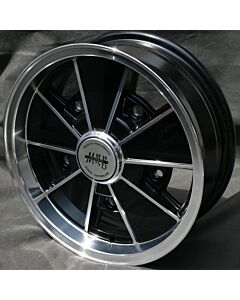 Jante Alu 5,5x15 Maxilite BRM noir/tourné brillant VW