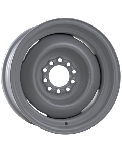 6.0x15 Hot Rod steel wheel primed Multilug 5x5, 5x5 1/2 Backspace: 3.75"