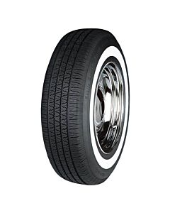 P215/75R15 100T TL M+S Kontio White Paw whitewall 40mm (1 1/2")