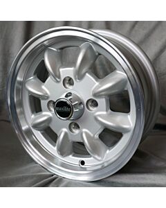 Alloy Wheel 5x12 Maxilite Minilite silver/polished Fiat