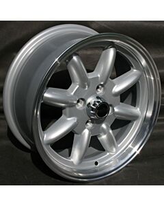 Alloy Wheel 7x15 Maxilite Minilite silver/polished Datsun