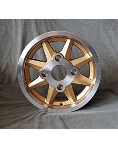 Alloy Wheel 5,5x13 Maxilite MTX gold/polished Skoda