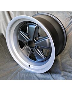 Alloy Wheel 10x17 Maxilite Fuchs matt black/polished Porsche