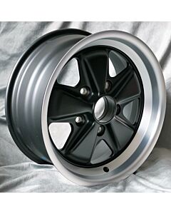 Alloy Wheel 7x15 Maxilite Fuchs matt black/polished Porsche