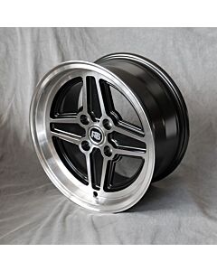 Alloy Wheel 7x15 Maxilite RS black/polished Ford