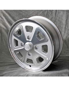 Alufelge 5,5x15 Maxilite Babyfuchs silber/glanzgedreht VW