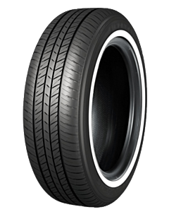 P185/75R14 89H TL Nankang N-605 M+S Whitewall 25mm