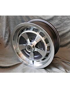 Alloy Wheel 6x15 Maxilite XJS Anthracite/polished Rover