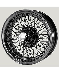 5.0X15 XW459 TL, black painted, 72 spokes Curly Hub MWS