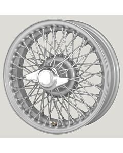 4.5X15 XW-5743 TL, silver painted, R42, 72 spokes Curly Hub MWS