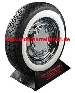 145R15 78S TL Michelin XZX ca. 40mm MOR-Classic Weißwand