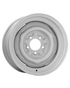5.0x15 Ford O.E. primed / grundiert Lochkreis 5x4.5, Backspace 3,0 Outside Knob Caps 10 1/8  back diameter (Caps nicht beinhaltet)