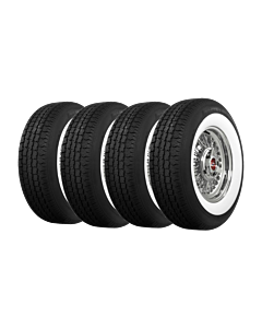 SET (4 Stück)P205/75R14 95S TL American Classic Weißwand 60mm (2 3/8) Auslauf Sonderpreis!
