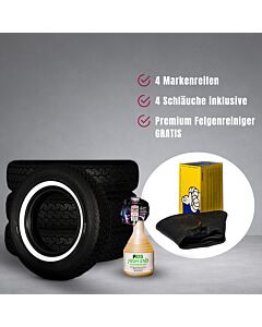 6.40/7.00R13 87S TL Vredestein Sprint Classic 6.40-7.50, 185-205/70-13 Schlauch Michelin Ventillochreduzierung TR-15/13 GRATIS: 4er Set Reinigungspads für Weißwandreifen