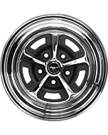 6.0x14 Magnum 500 verchromt/schwarz Lochkreis 5x4 1/2 - Backspace 3.75