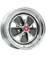 6.0x15 Mustang Styled Steel Lochkreis 5x4 1/2 Backspace 4,0